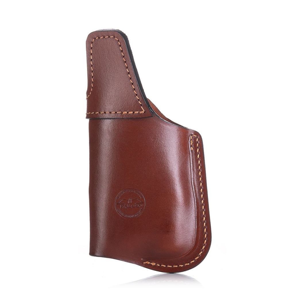 A604 L - Outlet open top IWB leather holster for gun with laser or light
