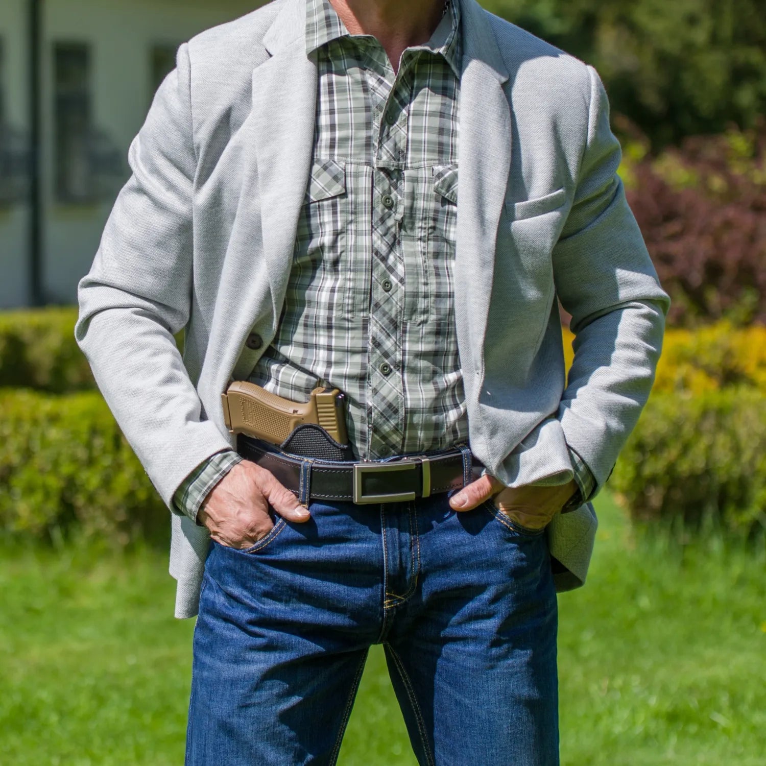 AML91 Universal Neoprene IWB/Pocket Neoprene Light-Bearing Holster