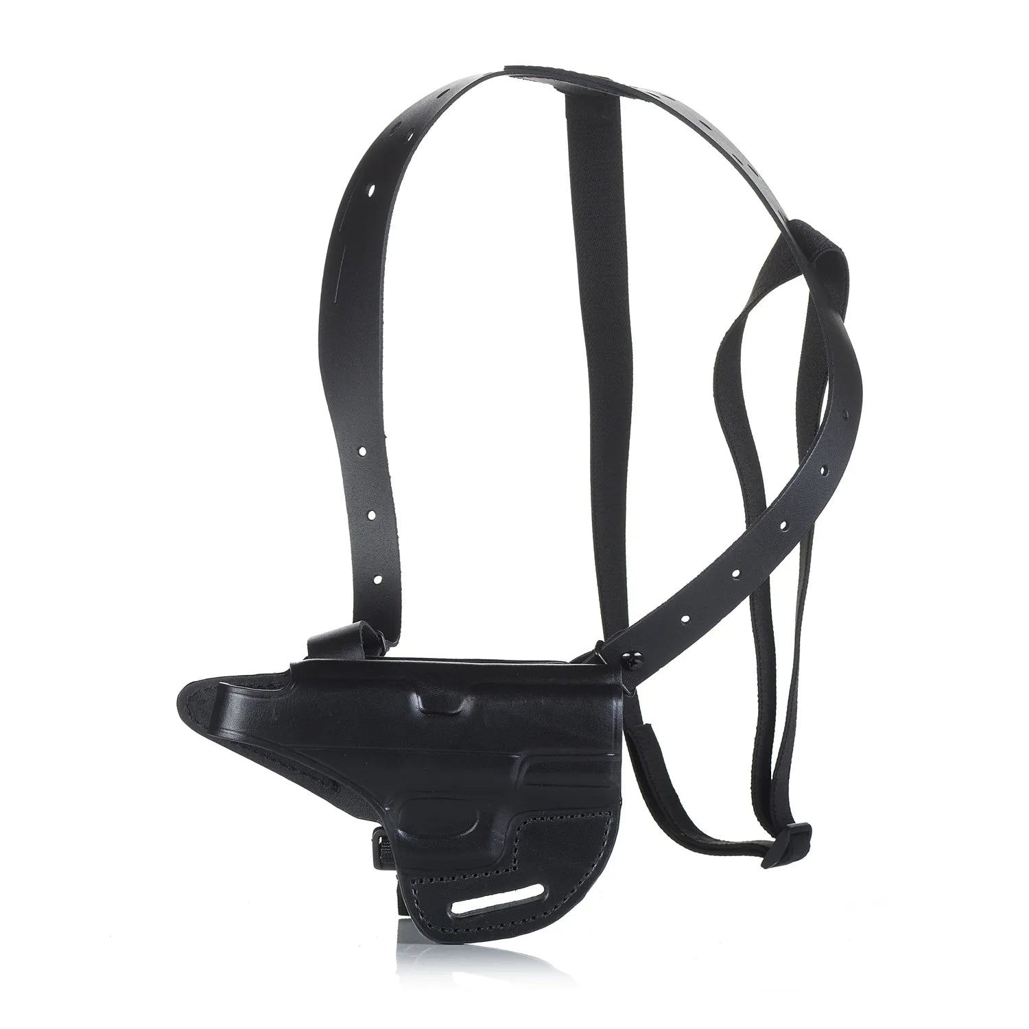 D604 Horizontal Leather Shoulder Holster - It. 15