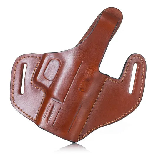 C601 R Outlet OWB Leather Holster with Thumb Break for Guns with Red Dot Sights