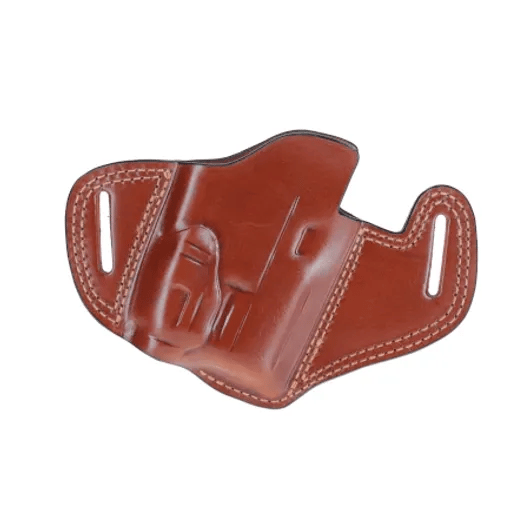 C603 LR Outlet OWB Leather Holster with Open-Top for Guns with Lasers or Lights Plus Red Dot Sights