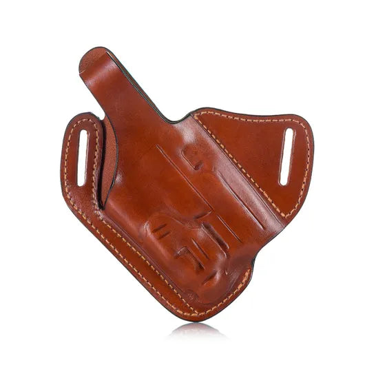 C604 LR Outlet Cross-Draw Leather Holster for Guns with Lasers or Lights Plus Red Dot Sights