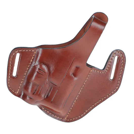 C601 LR Outlet OWB Leather Holster with Thumb Break for Guns with Lasers or Lights, Plus Red Dot Sights