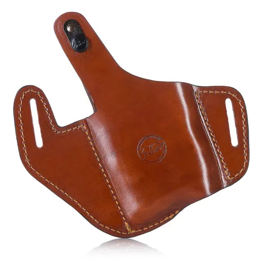 C601 LR Outlet OWB Leather Holster with Thumb Break for Guns with Lasers or Lights, Plus Red Dot Sights