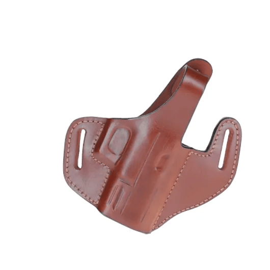 C601 R Outlet OWB Leather Holster with Thumb Break for Guns with Red Dot Sights