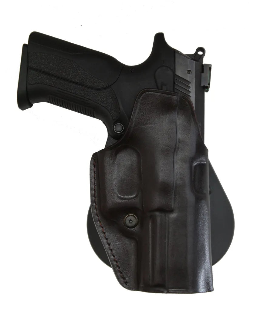 183 Paddle Leather Holster w Tension Screw