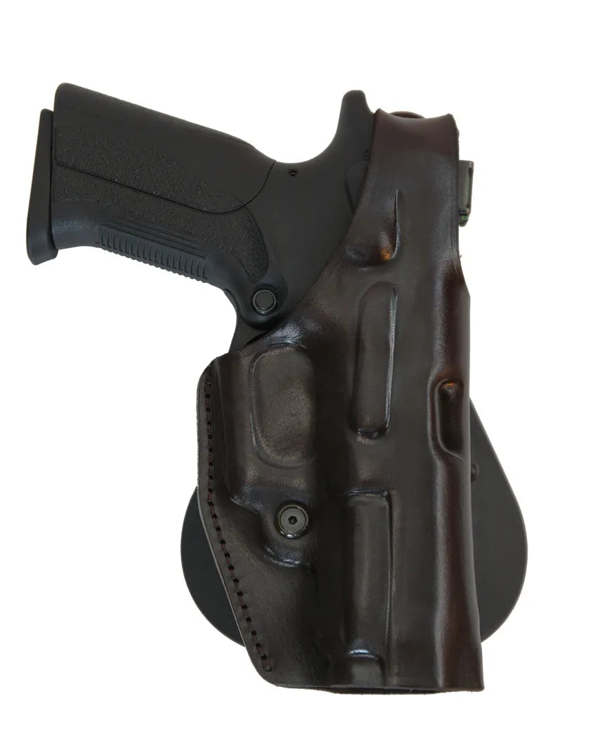 184 Paddle Leather Holster w Thumb Break