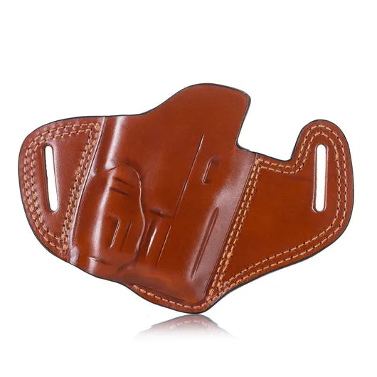 C603 LR Outlet OWB Leather Holster with Open-Top for Guns with Lasers or Lights Plus Red Dot Sights